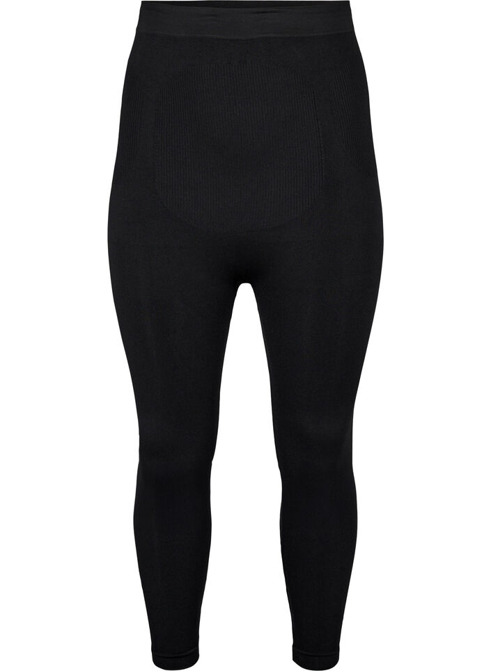 Shapewear-Leggings mit hoher Taille, Schwarz, Packshot image number 0