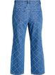 Kiana Jeans mit hoher Taille und abgenutzter Optik, Blau, Packshot image number 1