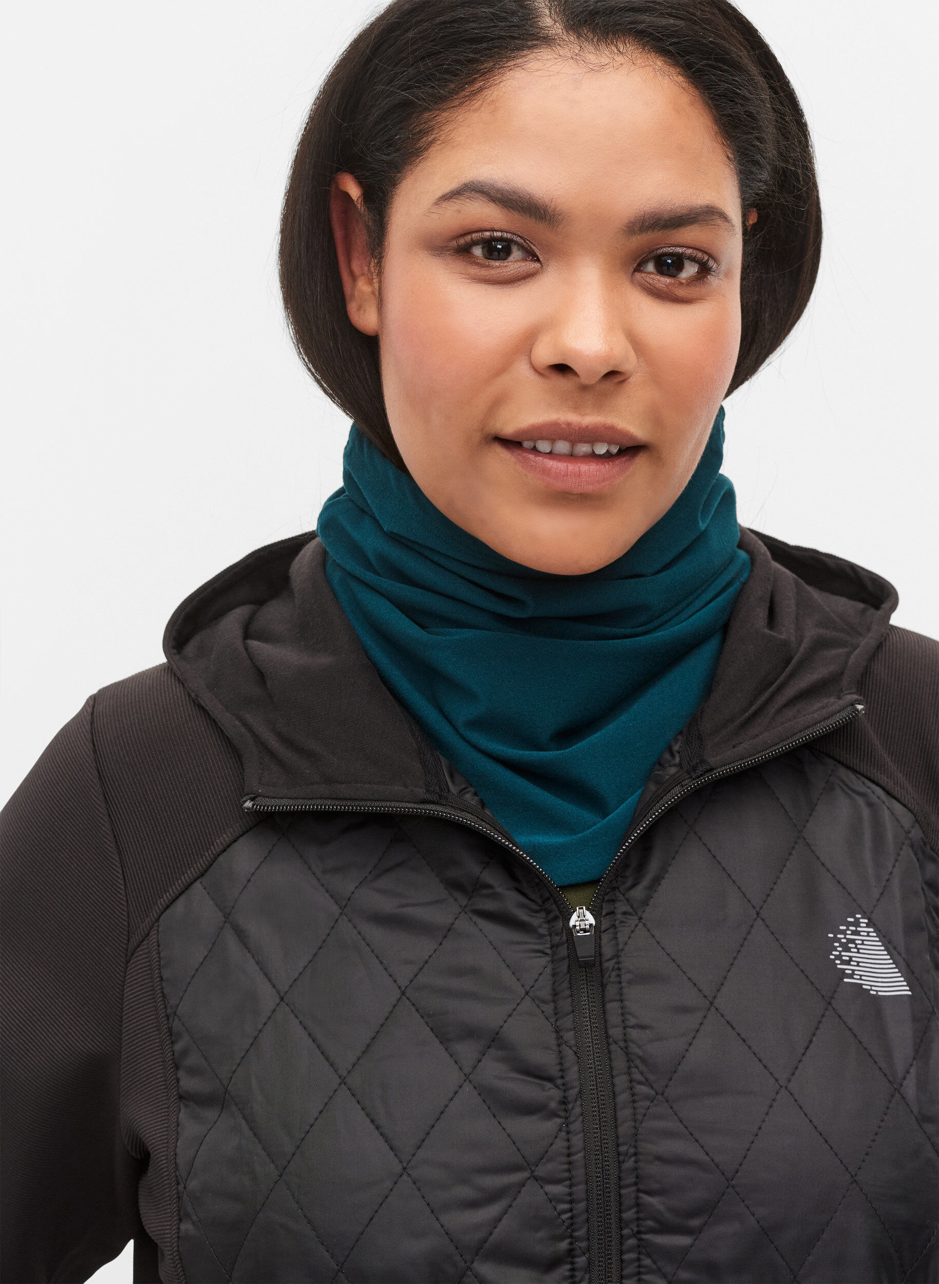 Zizzi Schlauchtuch, Deep Teal, Model image number 0