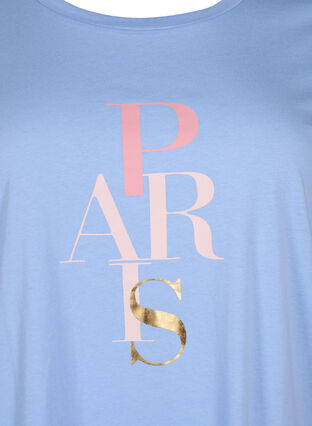 Baumwoll-T-Shirt mit Textaufdruck, Serenity w. Paris, Packshot image number 2