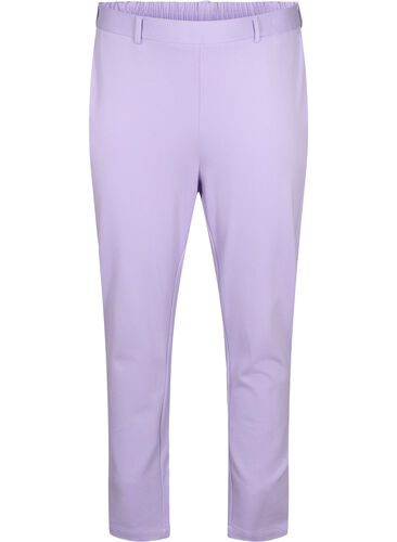 Cropped Hose mit Taschen und verstellbaren Schnüren, Purple Rose, Packshot image number 0
