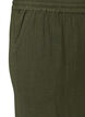 Lockere Shorts aus Baumwollmusselin mit hoher Taille, Gr&uuml;n, Packshot image number 3
