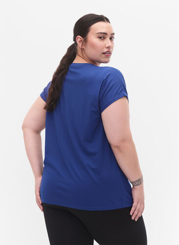 Kurzarm Trainingsshirt, Sodalite Blue, Model image number 1