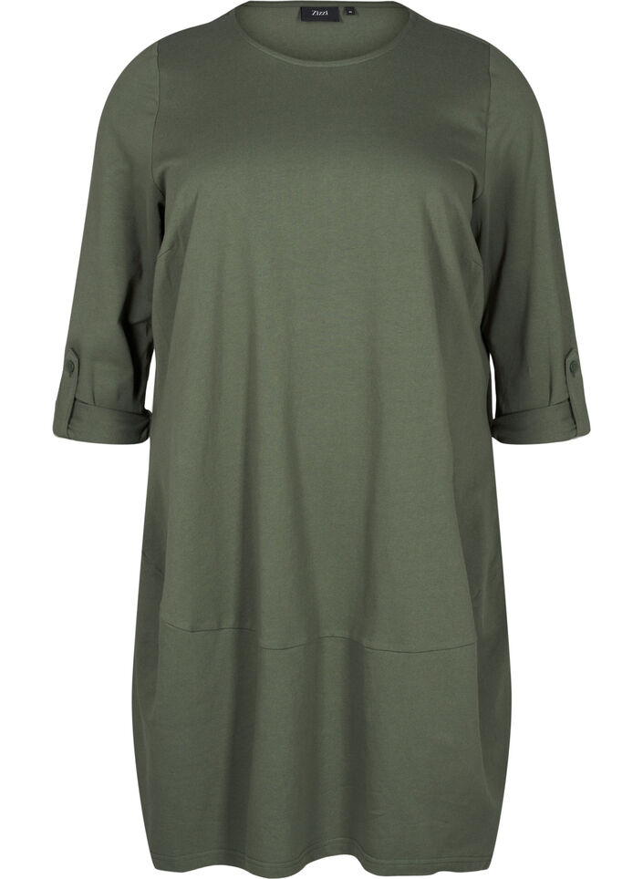 Ballkleid mit Taschen, Grün, Packshot image number 0