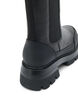 Weite Passform Lederstiefel mit dicker Sohle, Black, Packshot image number 3