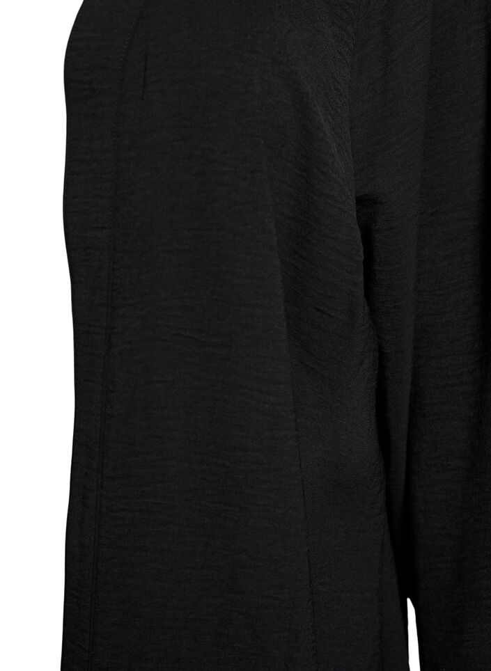 Kimono mit 7/8-&Auml;rmeln, Schwarz, Packshot image number 2