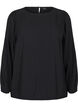 Bluse mit Silberglitzer, Schwarz, Packshot image number 0