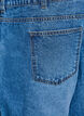 Jeans-Latzhose mit weitem Bein, Blau, Packshot image number 3