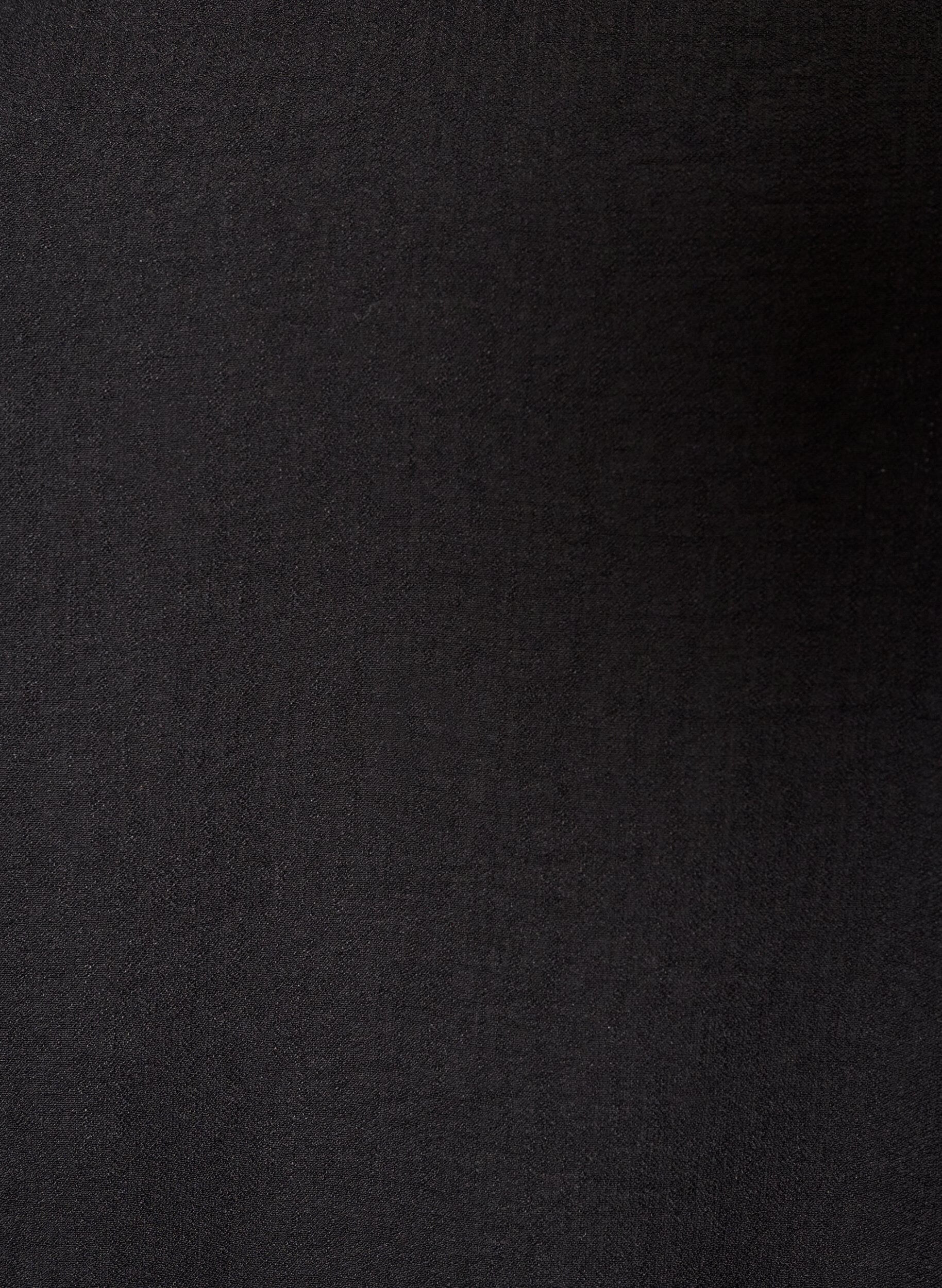 ZizziViskosebluse mit V-Ausschnitt und Ballonform, Schwarz, Packshot image number 2