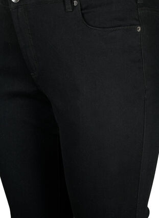 Slim Fit Emily Jeans mit normaler Taille, Black, Packshot image number 2
