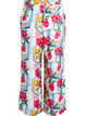 Hose mit geradem Bein in farbenfrohem Print, Blau, Packshot image number 1
