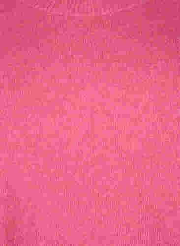 Strickbluse mit Knopfdetails, Hot Pink White Mel., Packshot image number 2