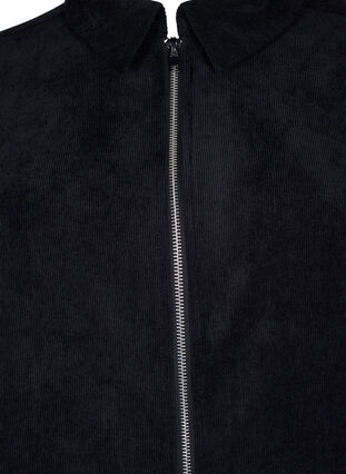 Samtkleid mit Reißverschluss und 3/4-Ärmeln, Black, Packshot image number 2
