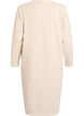 Lange, offene Strickjacke mit Taschen, Beige, Packshot image number 1