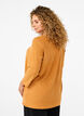 Bluse mit 3/4-Ärmeln und Streifenmuster, Sudan Brown Mel., Model image number 1