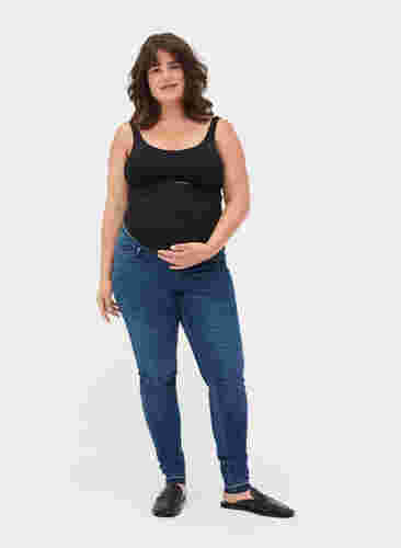 Amy Schwangerschaftsjeans, Blue denim, Model image number 0