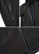 Kurze Softshell-Jacke mit abnehmbarer Kapuze, Schwarz, Packshot image number 4