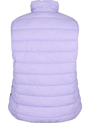 Kurze Weste mit Reißverschluss und Taschen, Lavender, Packshot image number 1