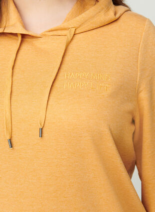 Sweatshirt mit Kapuze, Spruce Yellow Mel., Model image number 2