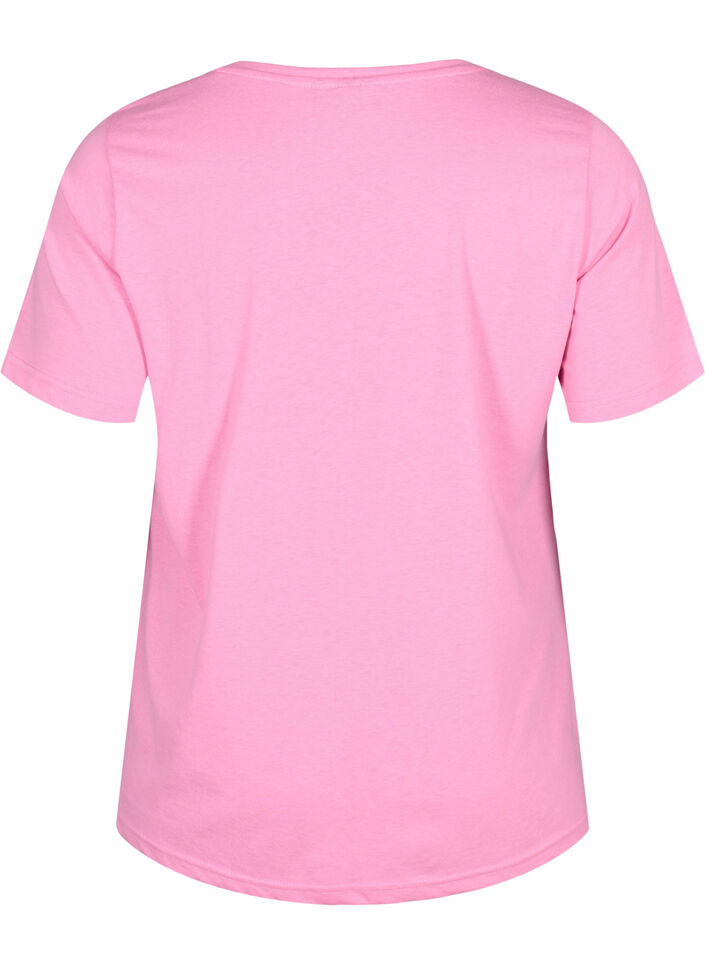 FLASH - T-Shirt mit Motiv, Begonia Pink Always, Packshot image number 1