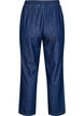 Gerade geschnittene Jeans mit elastischem Bund, Blau, Packshot image number 1