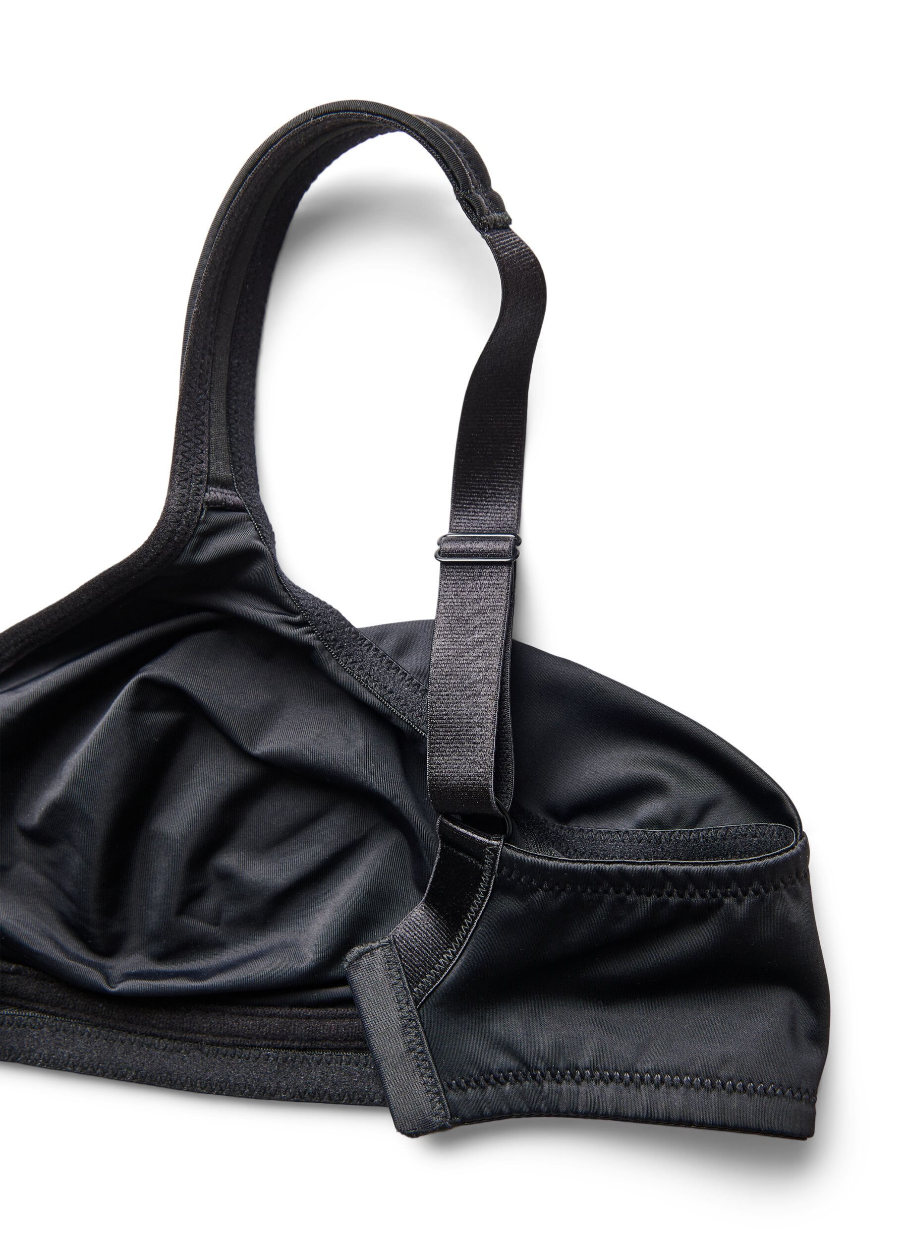 ZizziBequemer BH mit gepolsterten Tr&auml;gern, Schwarz, Packshot image number 4