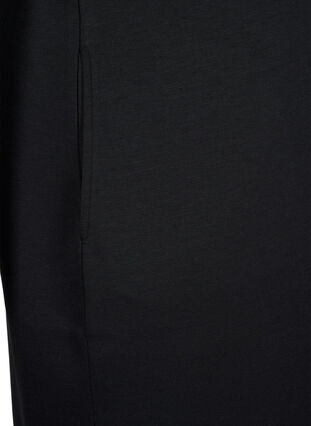 Sweatshirtkleid mit kurzen Ärmeln aus Modal-Mix, Black, Packshot image number 3