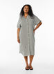 Langes Hemdkleid mit kurzen &Auml;rmeln, Gr&uuml;n, Model image number 1
