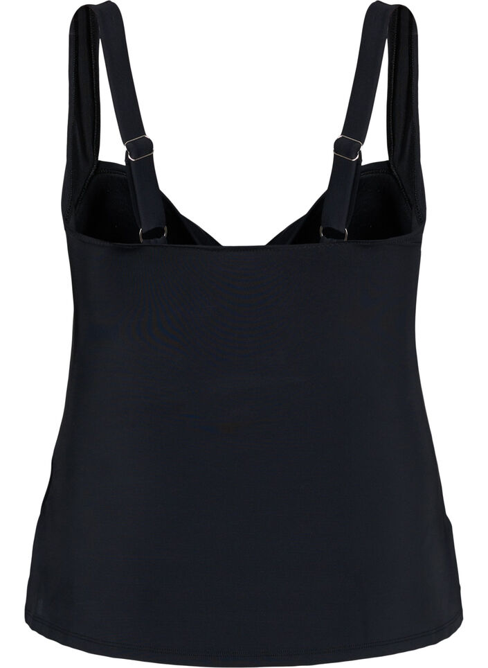 Tankini mit Drapierung, Schwarz, Packshot image number 1
