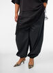 Ballonhose mit Taschen und elastischem Bund, Schwarz, Model image number 0
