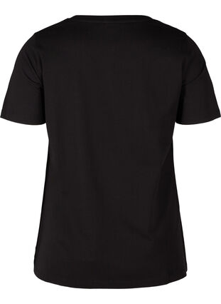 Weihnachts-T-Shirt aus Baumwolle, Black Ho Ho Ho, Packshot image number 1