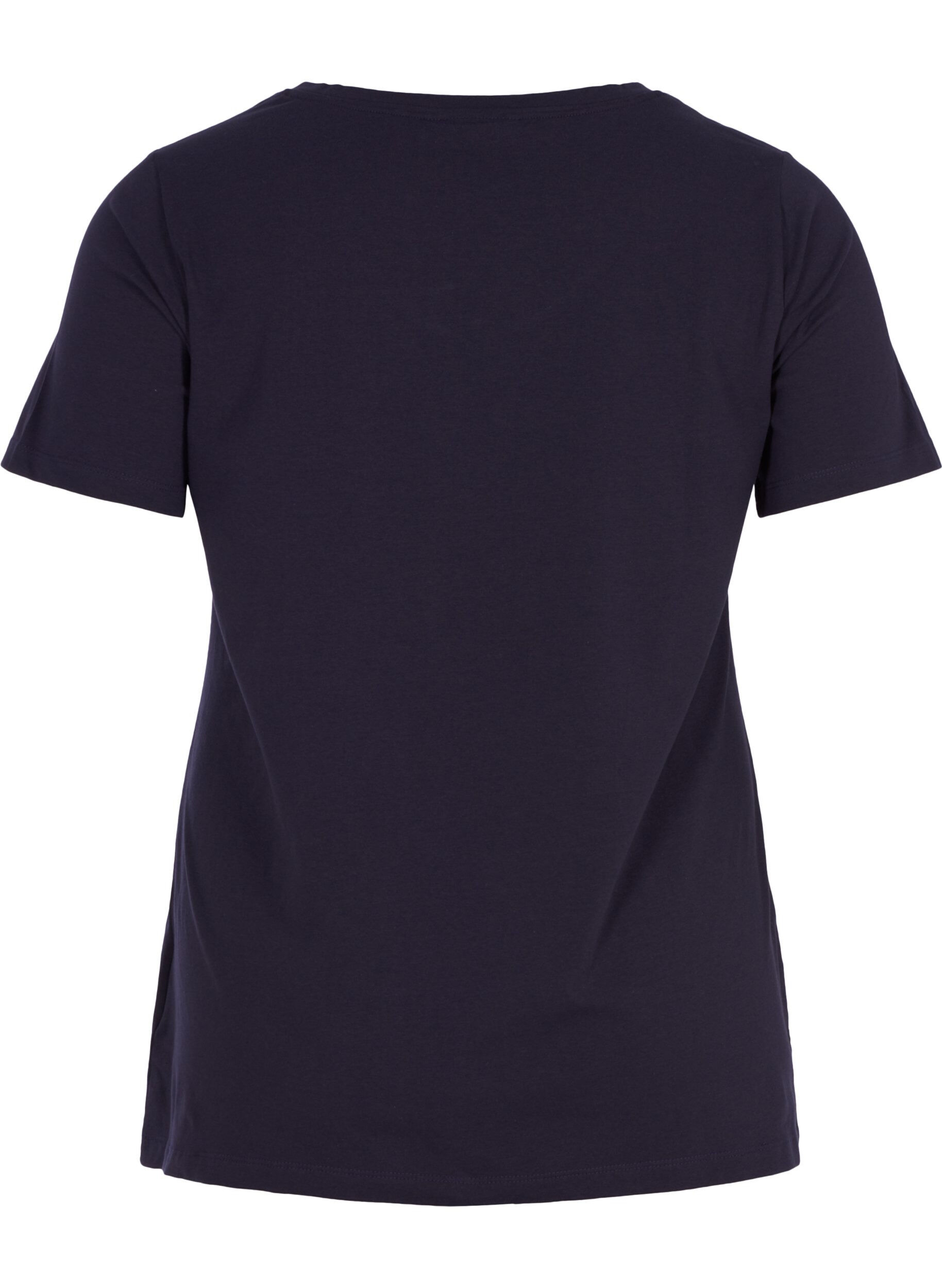 Zizzi Basic T-Shirt, Blau, Packshot image number 1