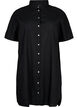 Langes Hemd mit kurzen Ärmeln, Black, Packshot image number 0