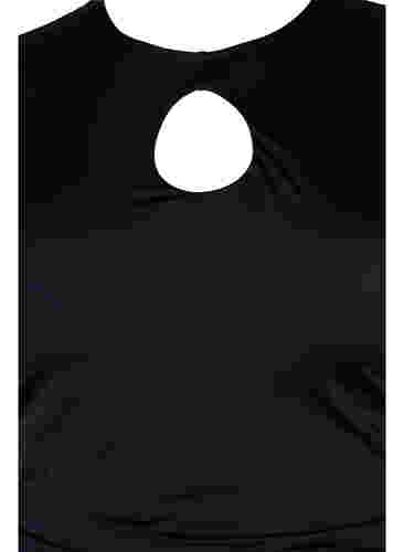 Badeanzug mit Kurzarm, Black, Packshot image number 2