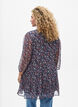 Tunika aus Viskose mit gebl&uuml;mtem Print und Glitzerf&auml;den, Blau, Model image number 2