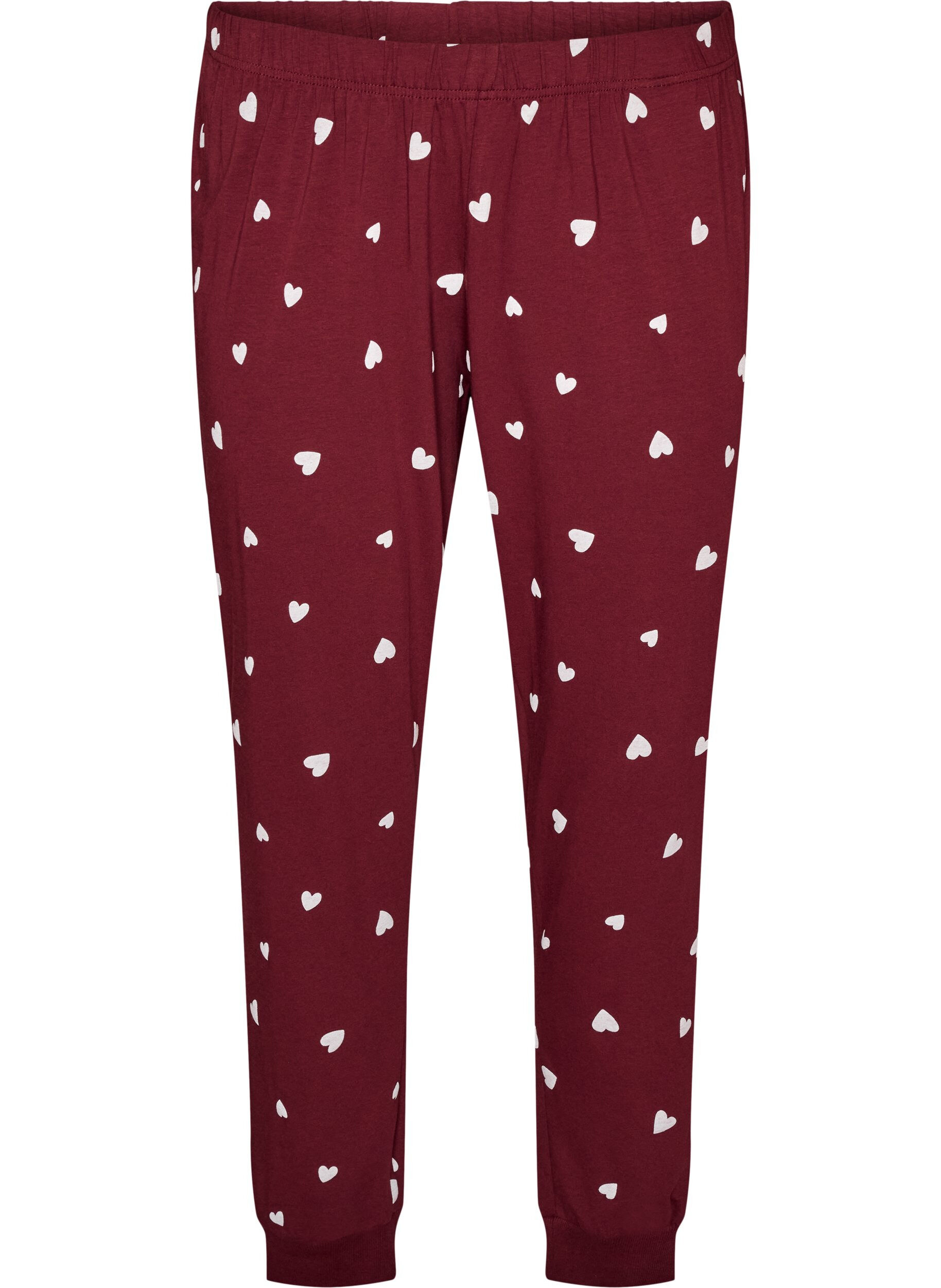 ZizziBedruckte Pyjamahose, Rot, Packshot image number 0