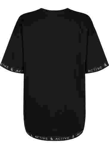 Sweatshirt mit 1/2 Ärmeln, Black, Packshot image number 1