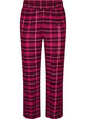 Karierte Pyjamahose aus Baumwolle, Rot, Packshot image number 0