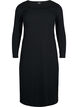 Enganliegendes Kleid mit langen Ärmel und Schlitz, Black, Packshot image number 0