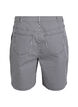 Bermuda-Shorts mit hohem Bund und Streifenmuster, Schwarz, Packshot image number 1