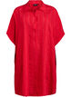 Strandkaftan mit Kragen und Knopfverschluss, Rot, Packshot image number 0