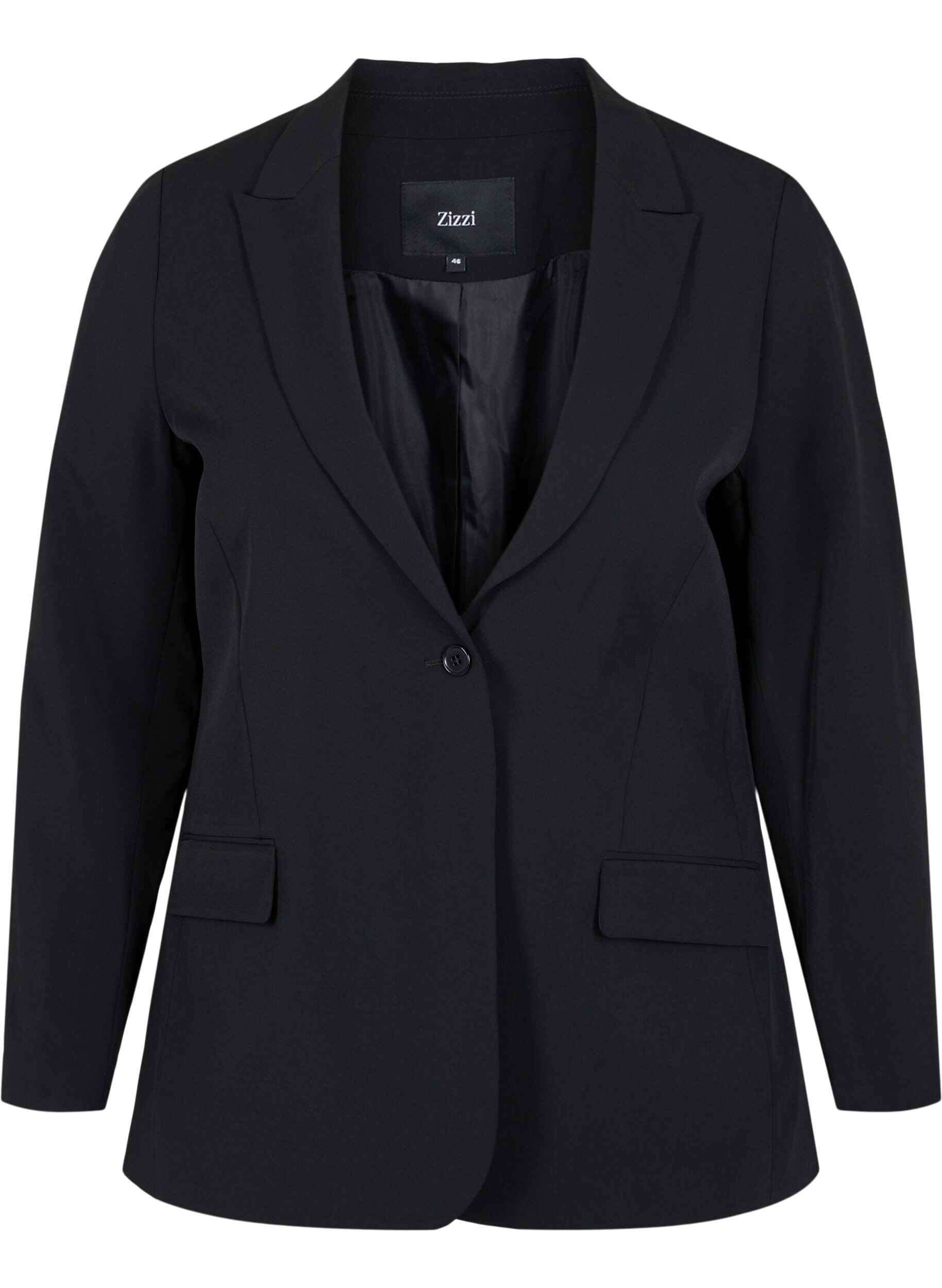 Windsor Klassischer Blazer zwart zakelijke stijl Mode Blazers 