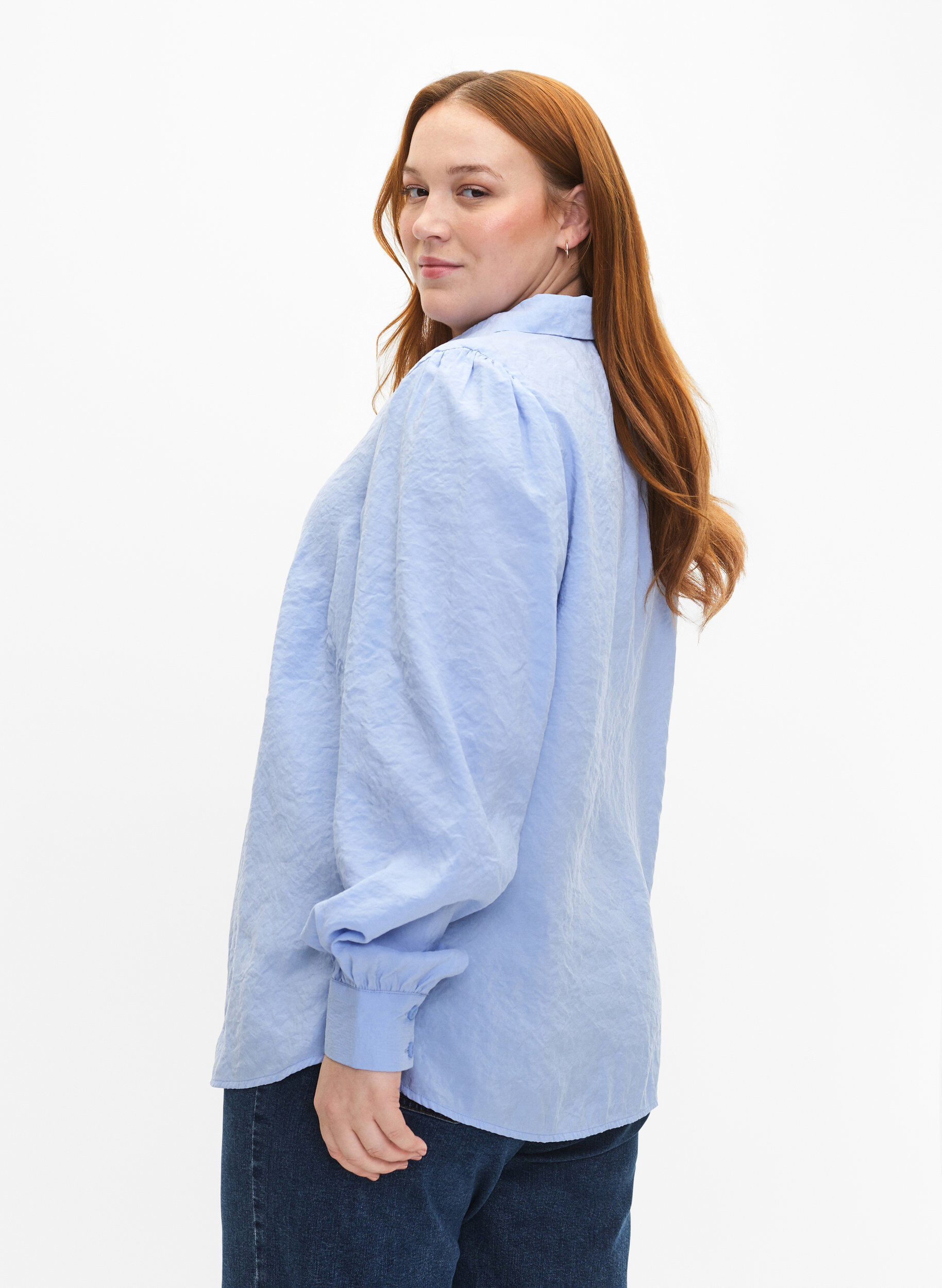 Zizzi Bluse aus TENCEL&trade; Modal, Serenity, Model image number 1