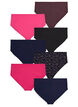 7er-Pack Slips mit normaler Taillenh&ouml;he, Pink, Packshot image number 1