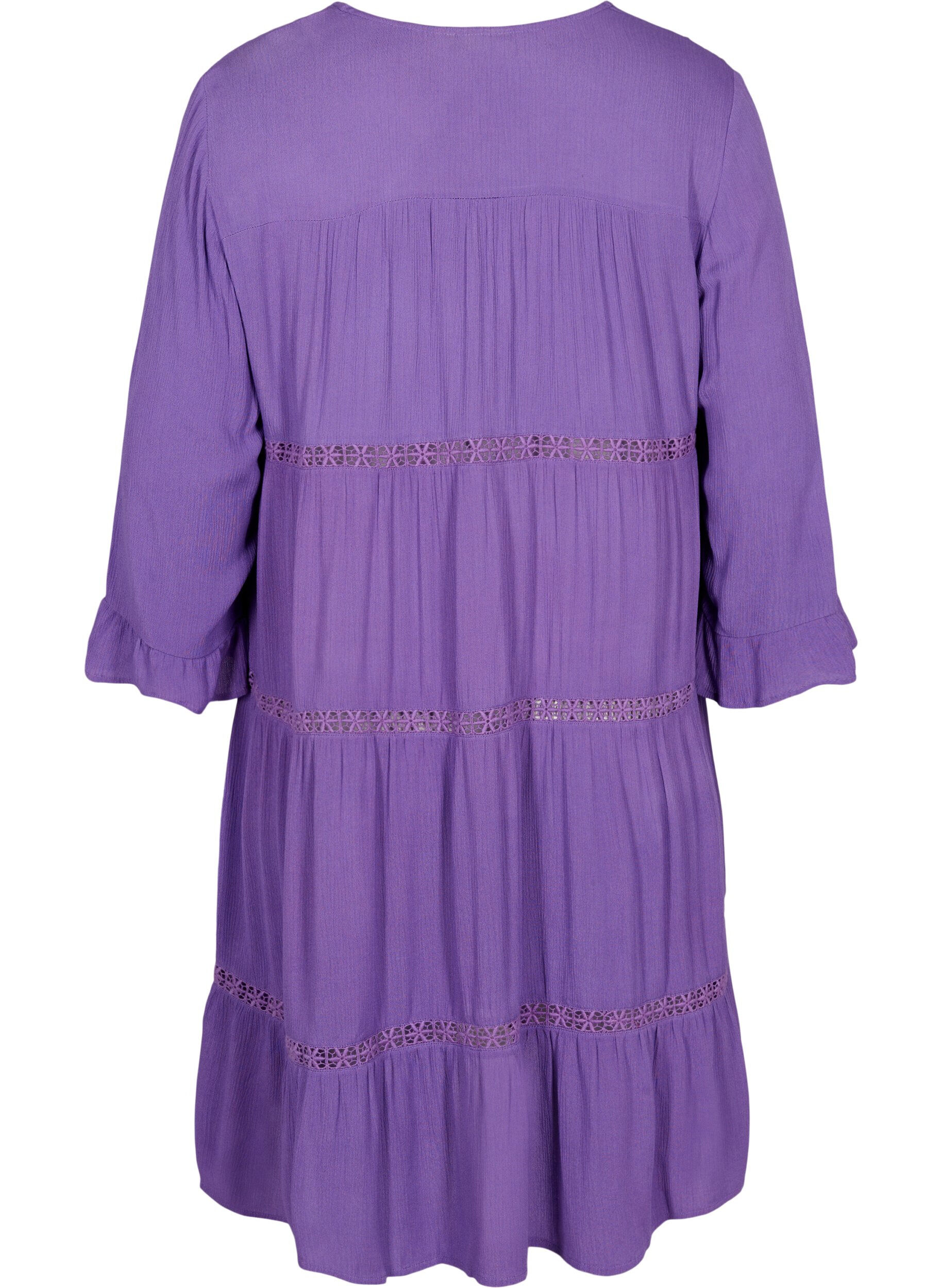 Zizzi Viskose Strandkleid, Royal Lilac, Packshot image number 1