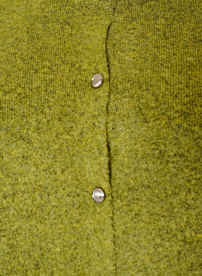 Strickjacke mit kurzen &Auml;rmeln, Gr&uuml;n, Packshot
