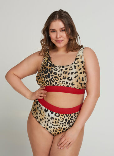 Bikini Hose, Young Leopard Print, Model image number 1
