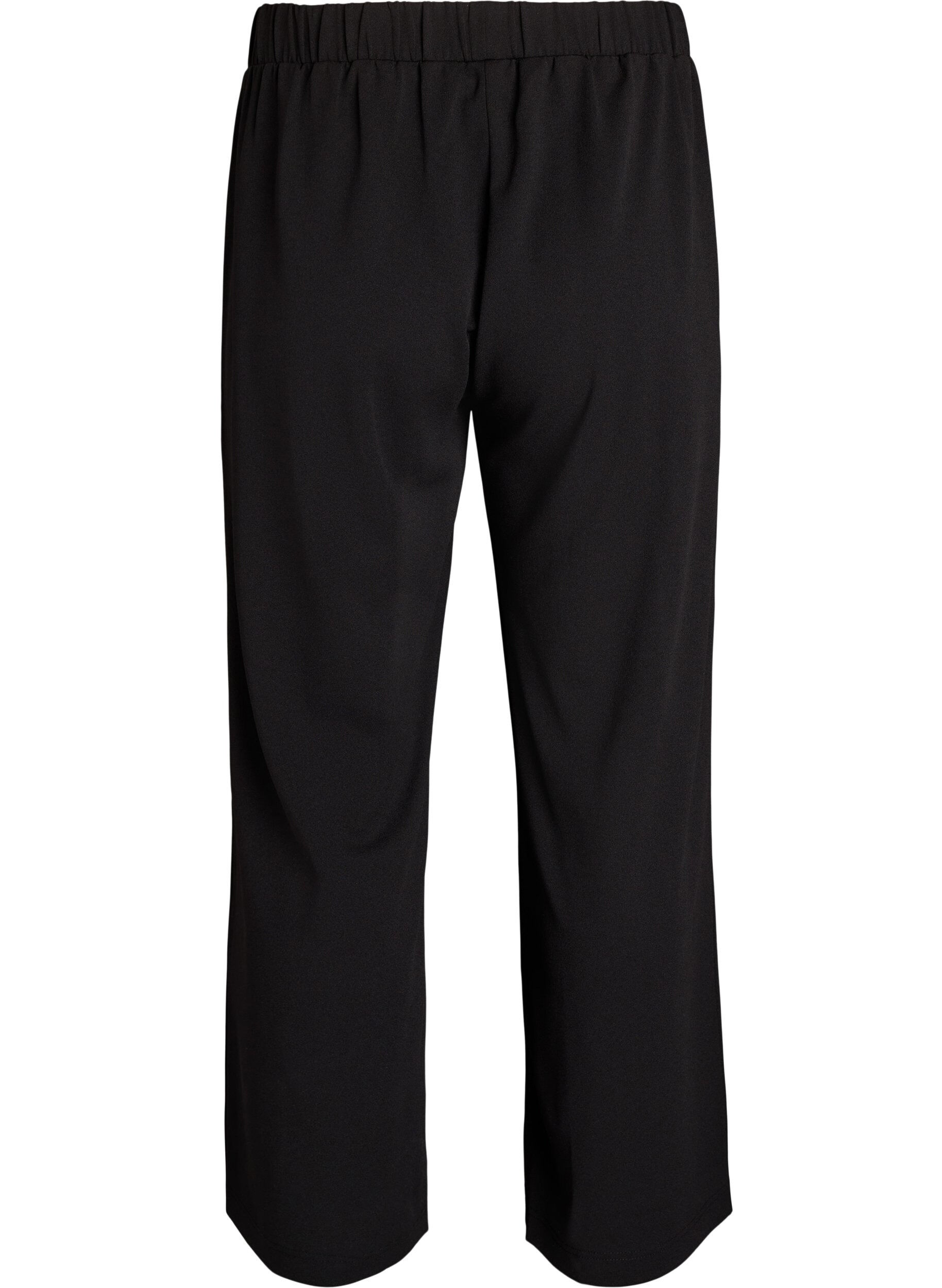 ZizziHose mit weitem Bein, Schwarz, Packshot image number 1