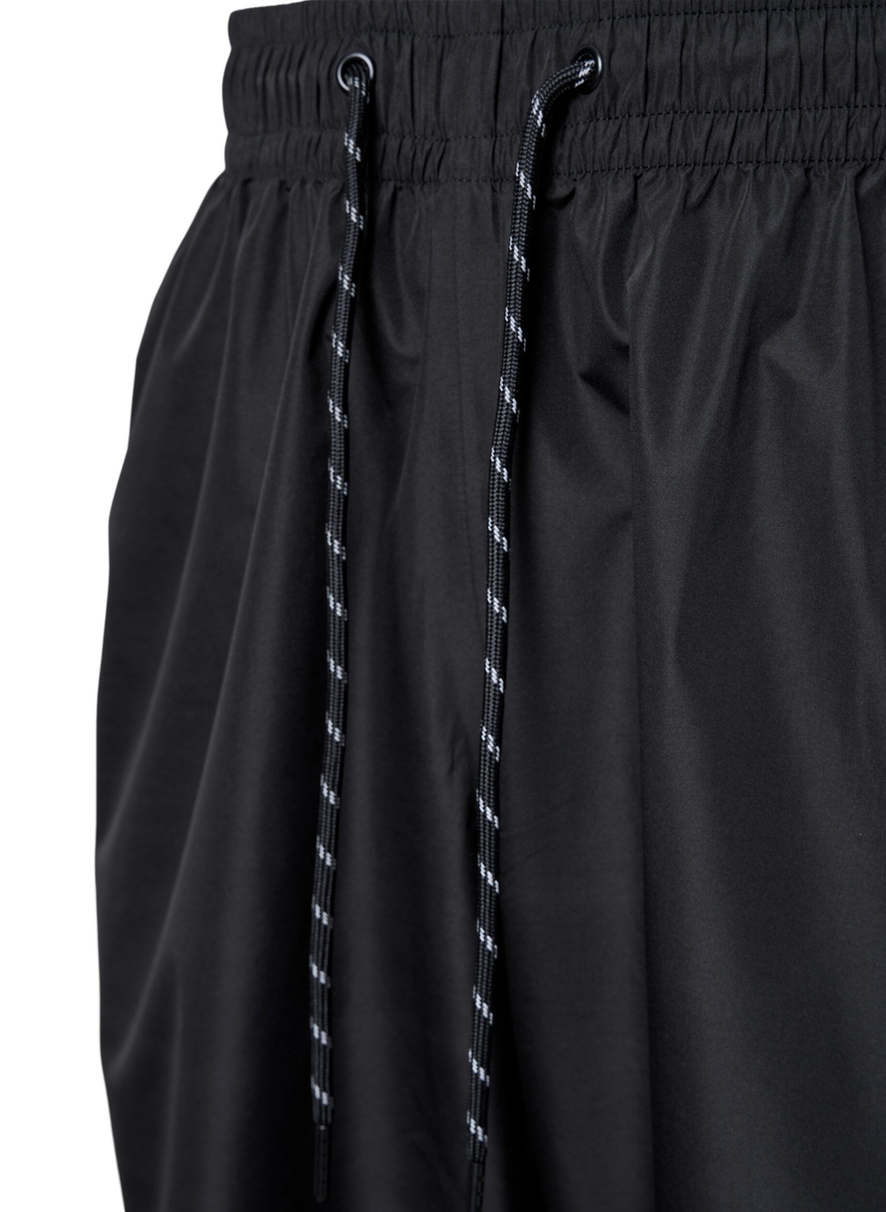 ZizziRegenhose mit Gummizug und Kordelzug, Schwarz, Packshot image number 2