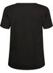 Weihnachts-T-Shirt aus Bio-Baumwolle, Schwarz, Packshot image number 1